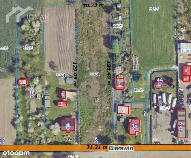 Grunt inwestycyjny 4121 m² idealny pod biznes – pohled 5