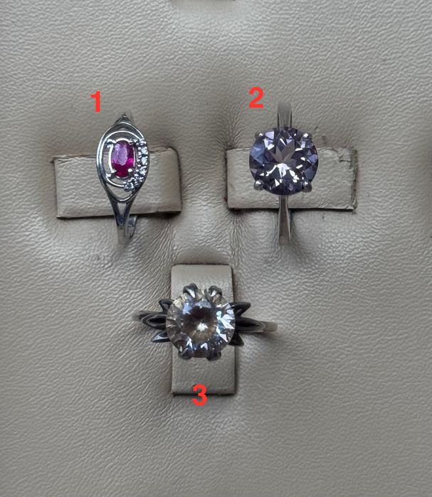 Срібні каблучки 925