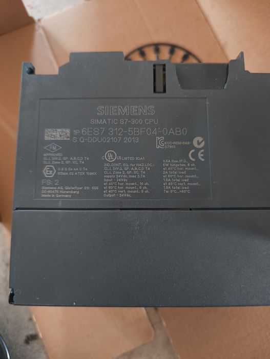 Sterownik programowalny (PLC) Siemens simatic S7-300