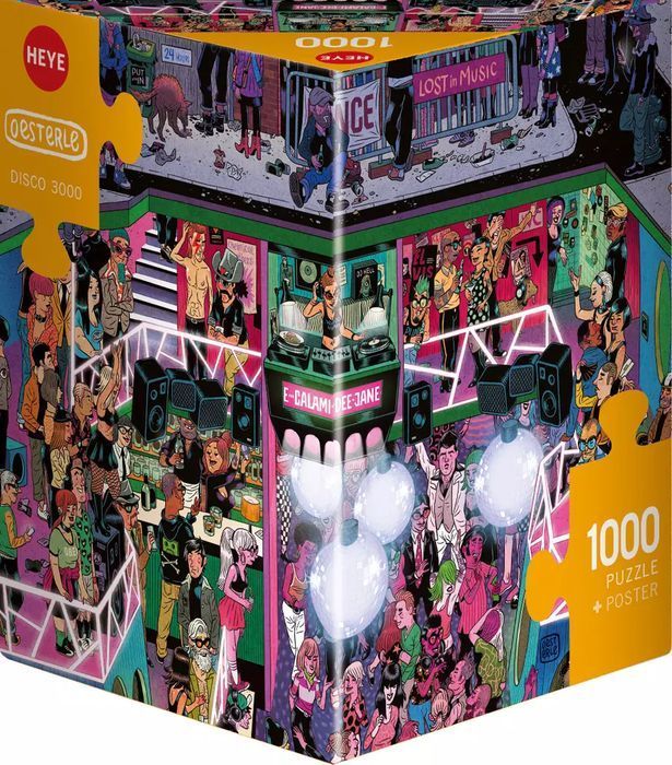 Puzzle 1000 elementów. Diskotekowe szaleństwo. Heye