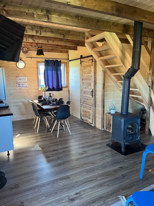 Domek z Balią nad jeziorem | Jacuzzi, Sauna, Basen, Kominek | Kaszuby