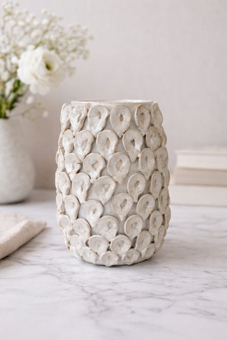 Jarra Cerâmica Pétalas