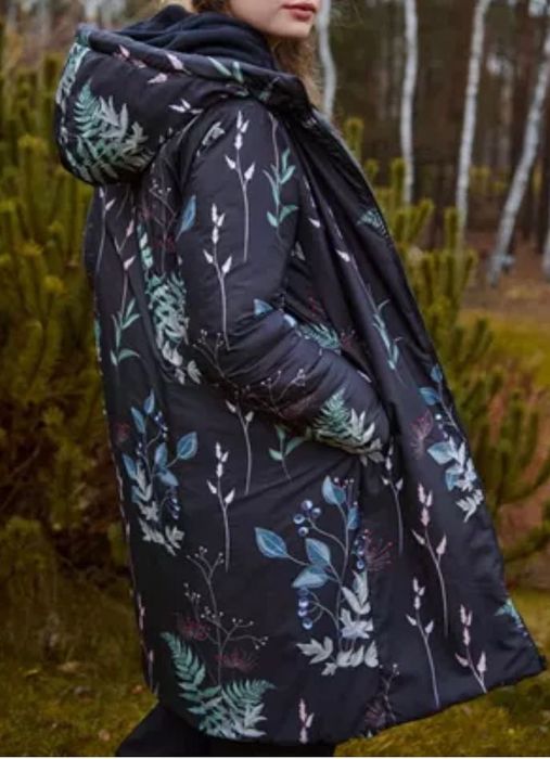 Naoko Dwustronny płaszcz zimowy Misty Island S