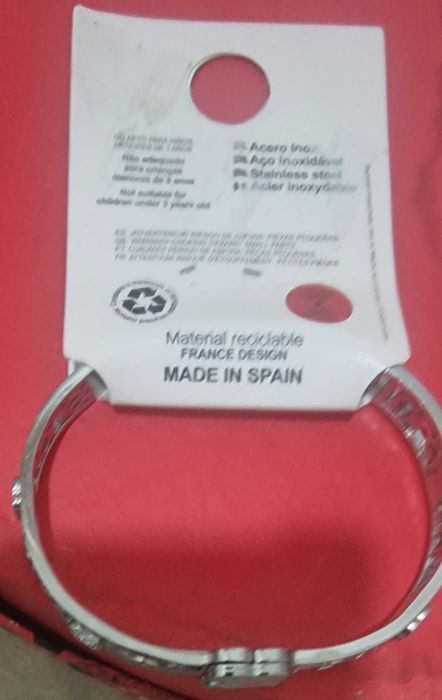Pulseira nova prateada