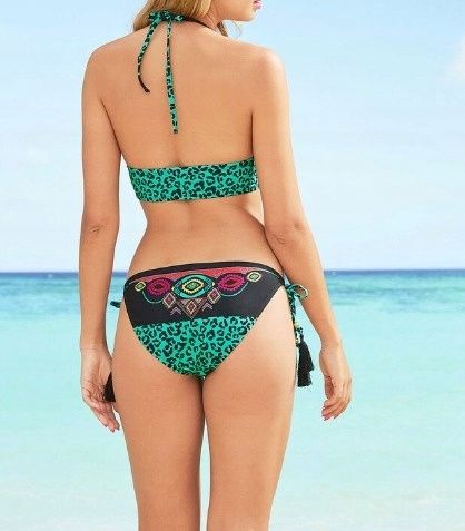 B.P.C wiązane bikini boho gepard r.42