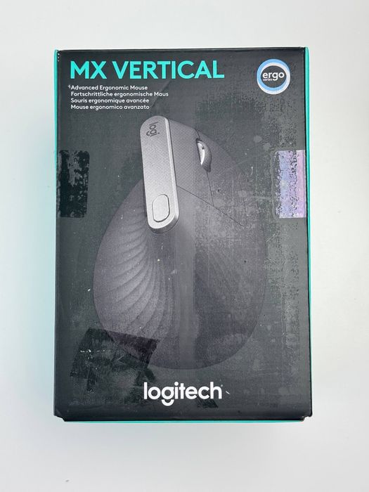 Mysz bezprzewodowa Logitech MX Vertical Ergonomic Grey (910-005448)