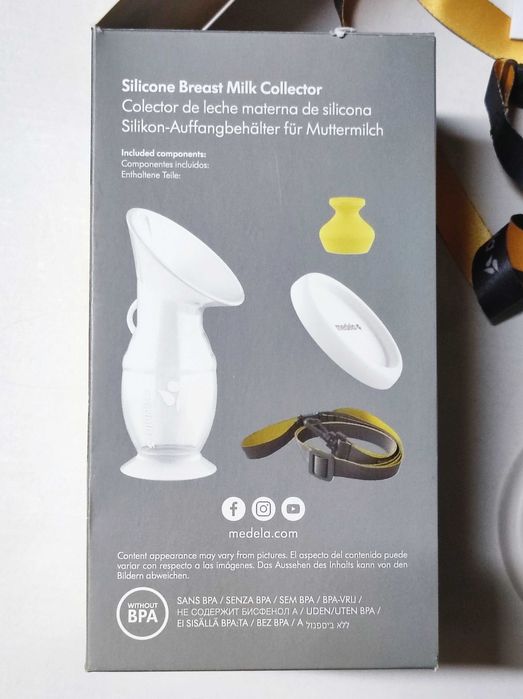 Copo colector silicone Medela leite materno