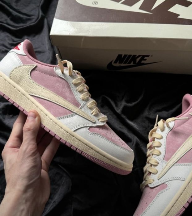 Trawie Scott Air Jordan 1 Low OG sail_pink rozm 38