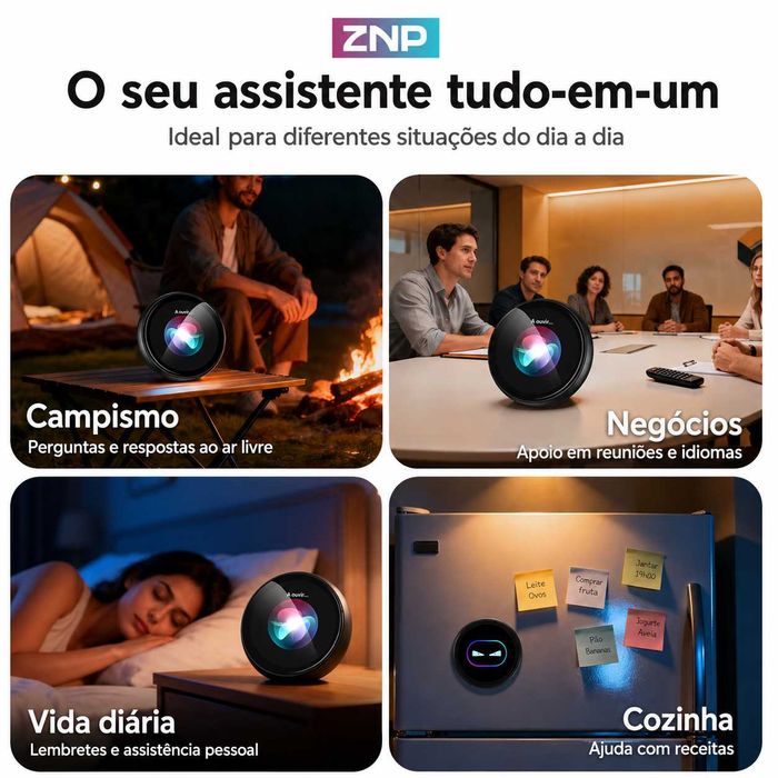 Tradutor Inteligente ZNP Z01 com IA — 60 Idiomas