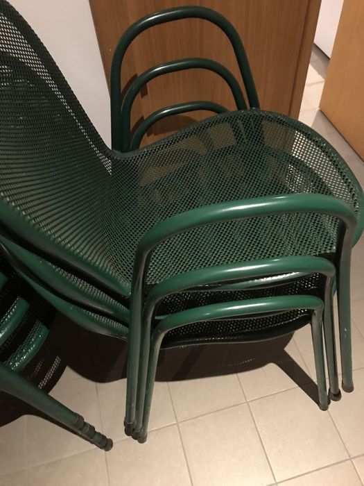 Cadeiras de ferro para restaurante ou Bar