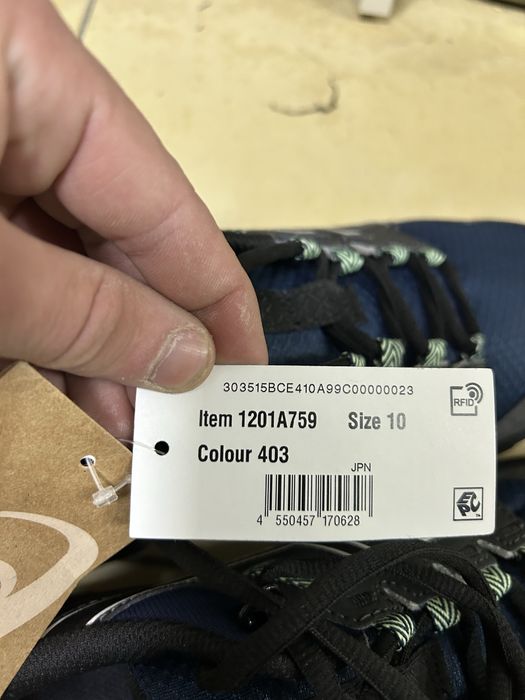 Кросівки Asics Gel-Citrek (модель 1201A759) у синьому кольорі.