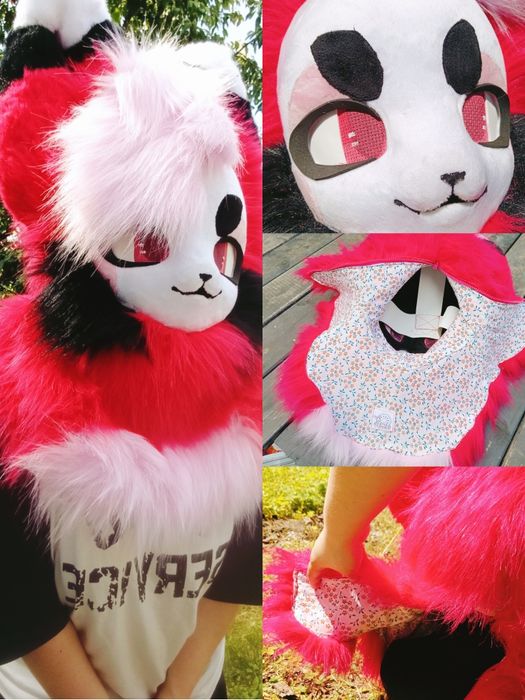 Fursuit furry head kot