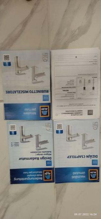 Кран для умивальника з Італії