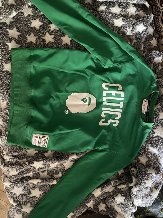 свитшот bape x celtics