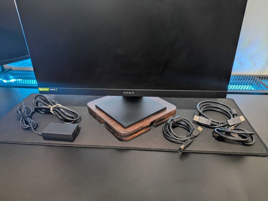 Monitor Gaming OMEN 25i HDR 165hz GSync + Cabos HDMI e DisplayPort