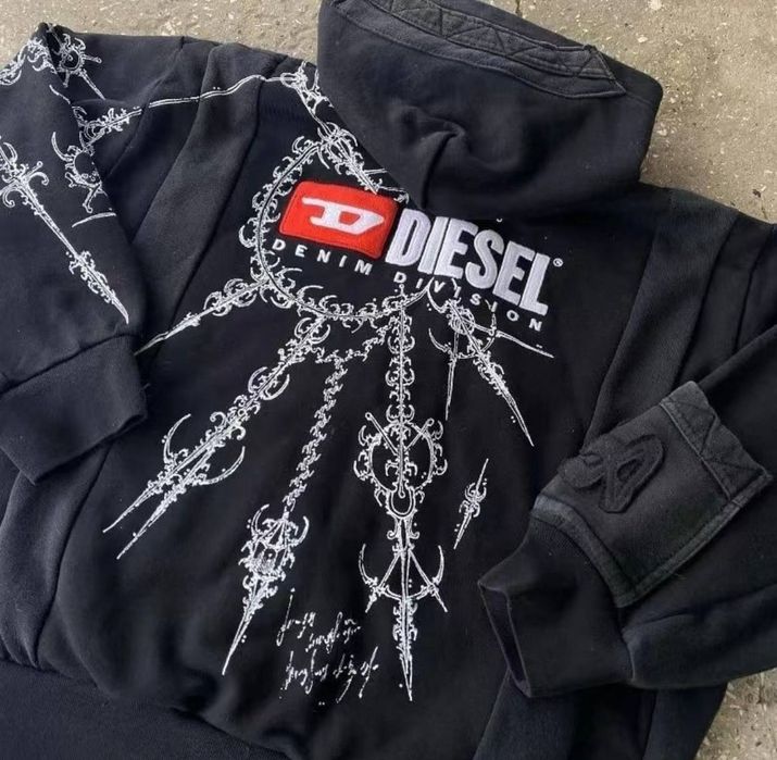 Зіп-худі Diesel Кофта худі Худи толстовка дізель дизель зіпка