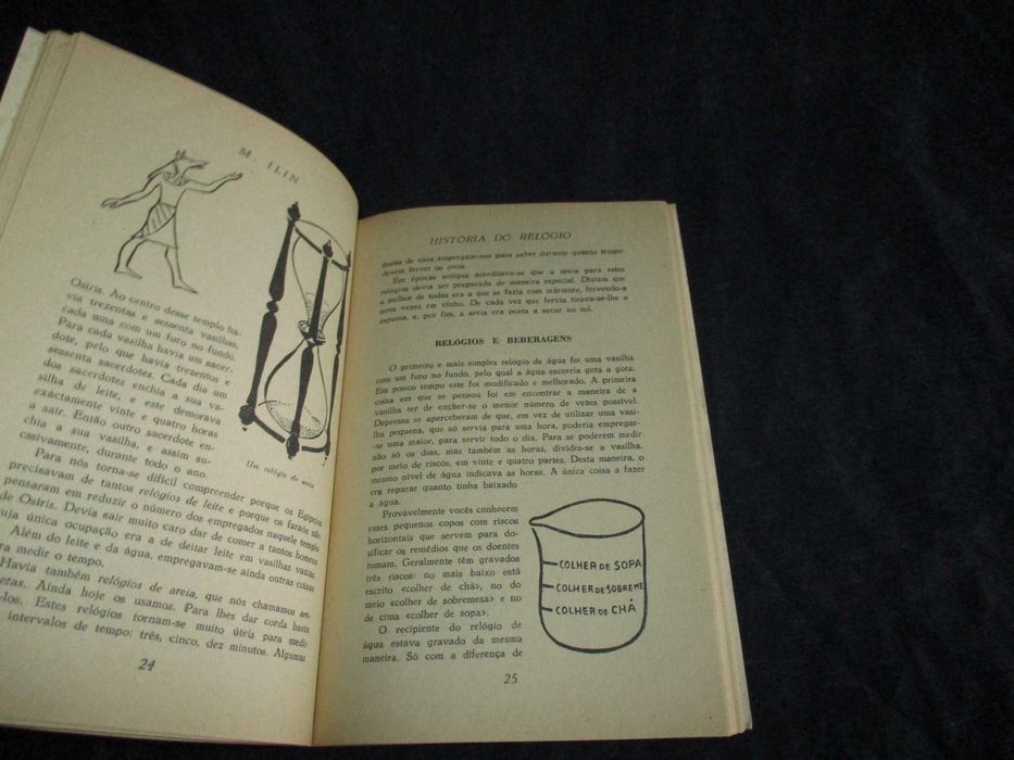 Livro História do Relógio M. Ilin