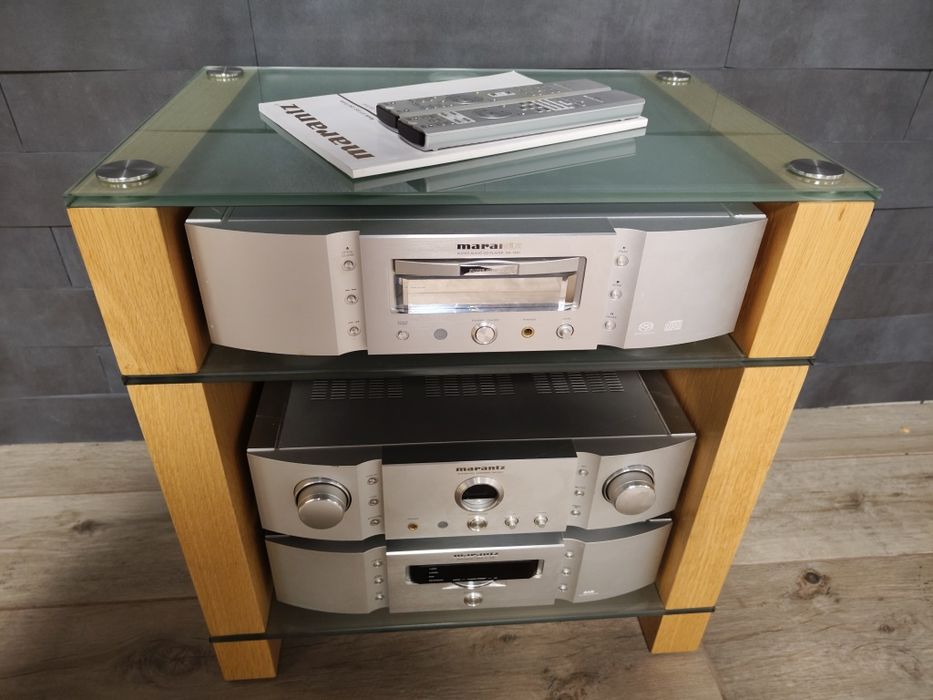Wieża 2x Marantz CD + wzmacniacz SA-15S1+PM-15S1
