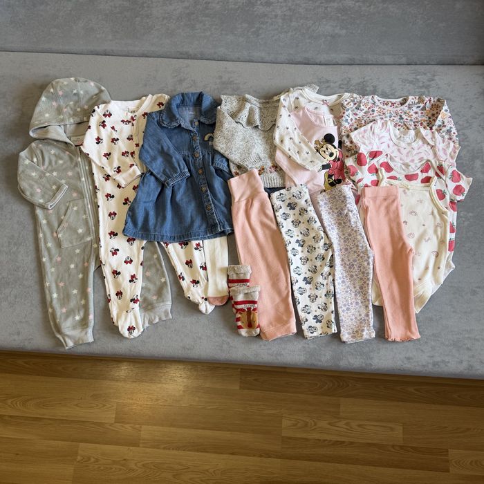 Чоловічок боді теплі лосіни штани светр next на дівчинку 6 9 68 74