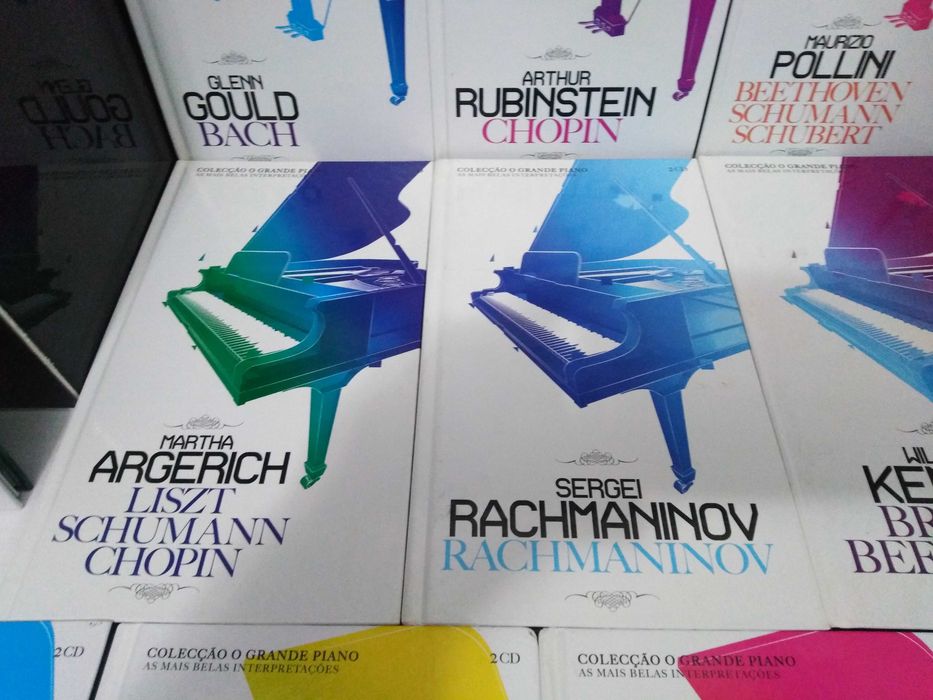 21 Cds duplos com Livro colecção - O Grande Piano Completa.