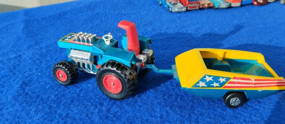 Matchbox superkings tractor K3 i przyczepa stara zabawka resorak