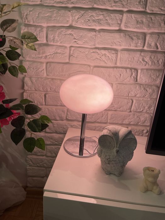 Lampka stołowa nocna art deco w ksztalcie lizaka
