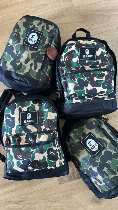 Портфель Bape рюкзак бейп сумка месенджер AApe+ подарунок стікери Bape