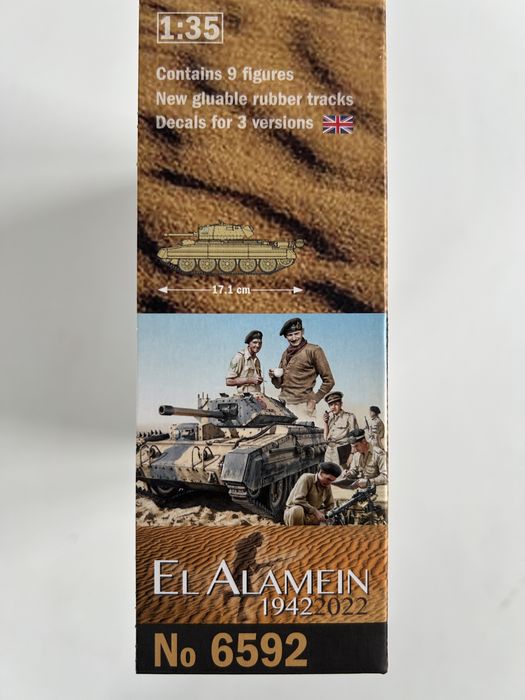 Czołg Crusader Mk.lll El Alamein model Italeri 6592