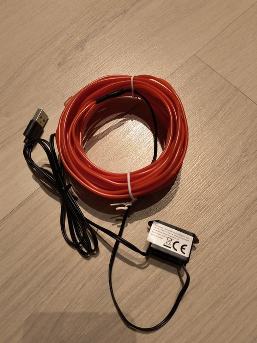 Oświetlenie Led deski rozdzielczej kolor czerwony