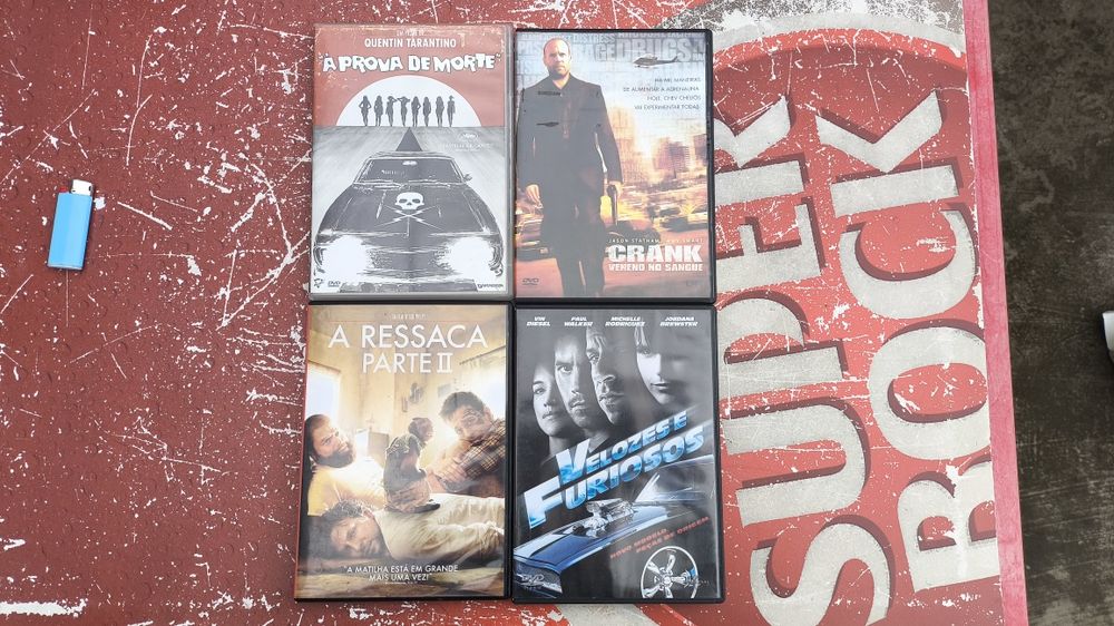 DVDs em bom estado