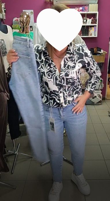 M'Sara SKINNY jeansy r.28 jasne, uciągliwe NOWE s/m