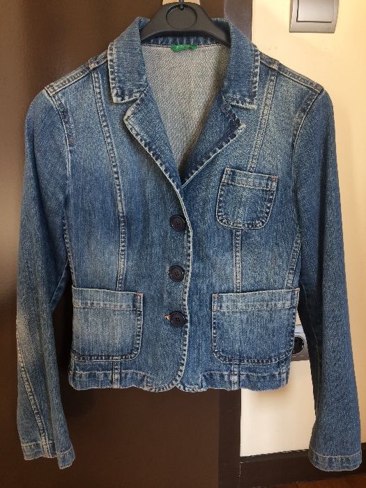 Casaco de ganga Benetton original (tam 40)