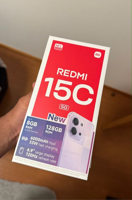Redmi 15c NOVO, caixa selada