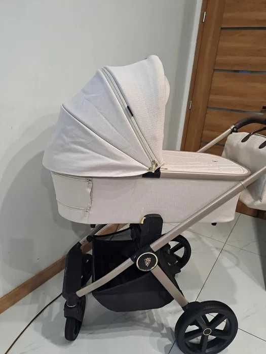 Venicci upline Stone beige + Avionaut pixel pro 2.0 baza Nowy kosz ,daszek ,pałąk