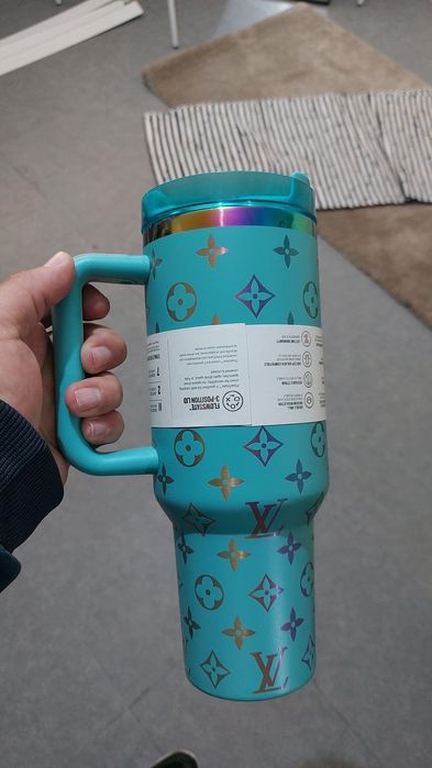 Copo termico novo 1.18L azul