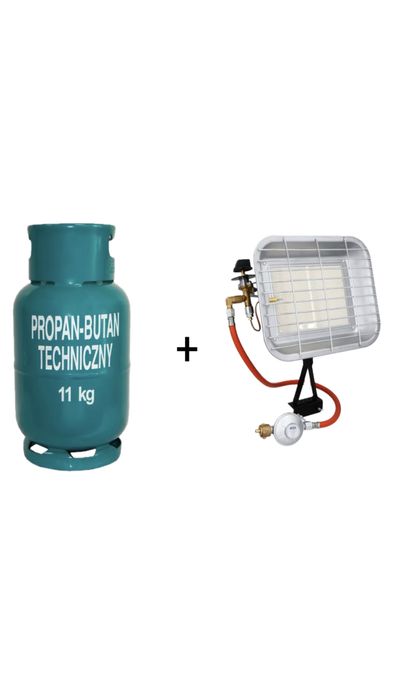 КОПЛЕКТ: Обігрівач балонний газовий 4,6 кВт ROI-46 SKIVA — балон