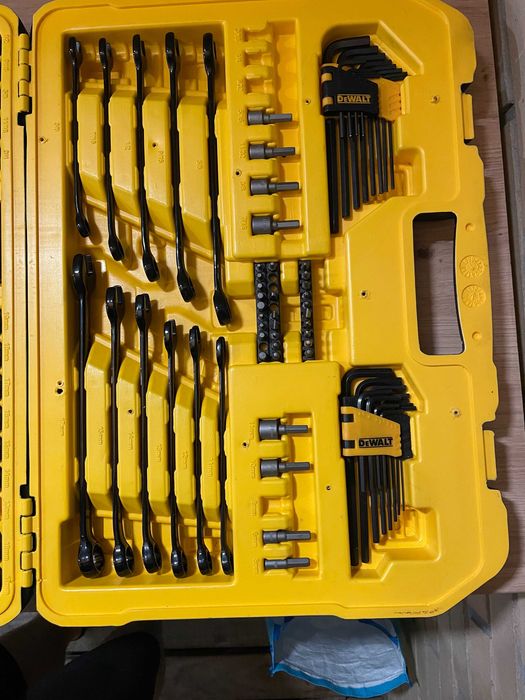 caixa chaves ferramentas dewalt