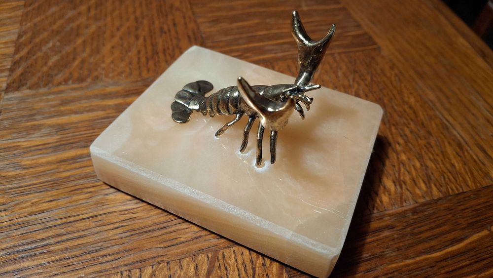 Pióro wieczne z onyksową podstawką