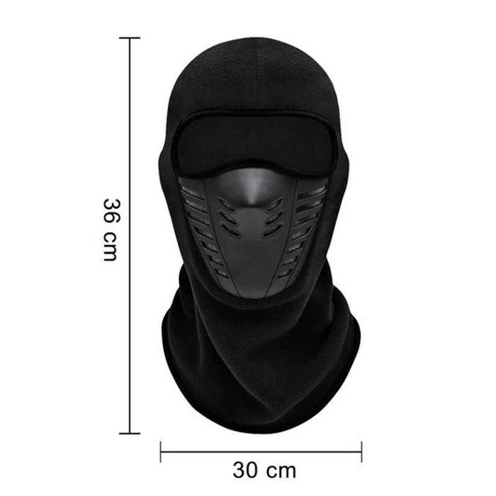Balaclava com proteção em ABS - Tamanho único