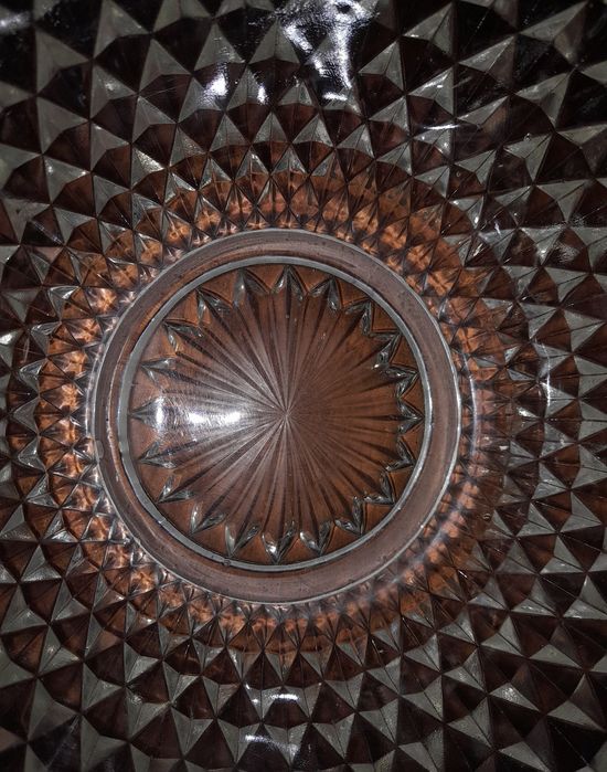 Taça decorativa transparente