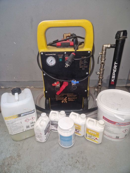 Czyszczenie naprawa instalacji centralnego ogrzewania płukanie