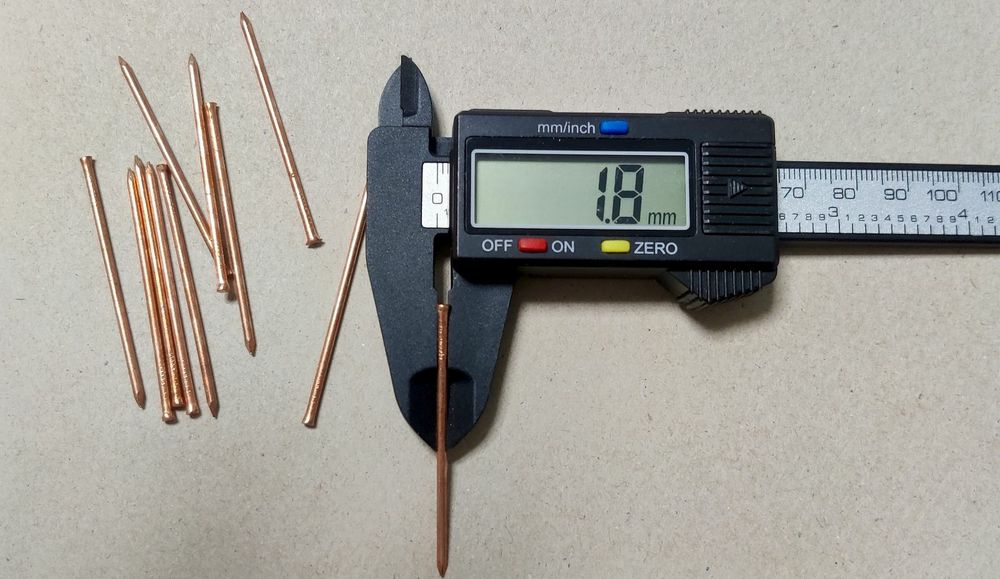 Цвяхи оміднені 50мм