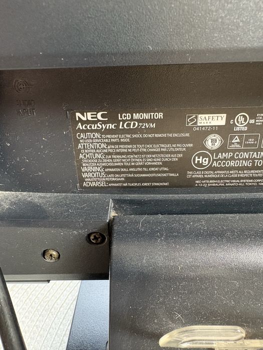 Monitor LCD 17 cali NEC