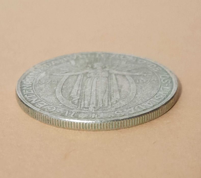 Moeda de prata de 50 escudos IV Centenário de "Os Lusíadas" - 1972