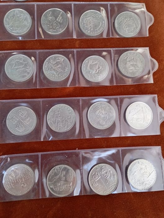 Moedas comemorativas 200 escudos, 26 moedas não repetidas
