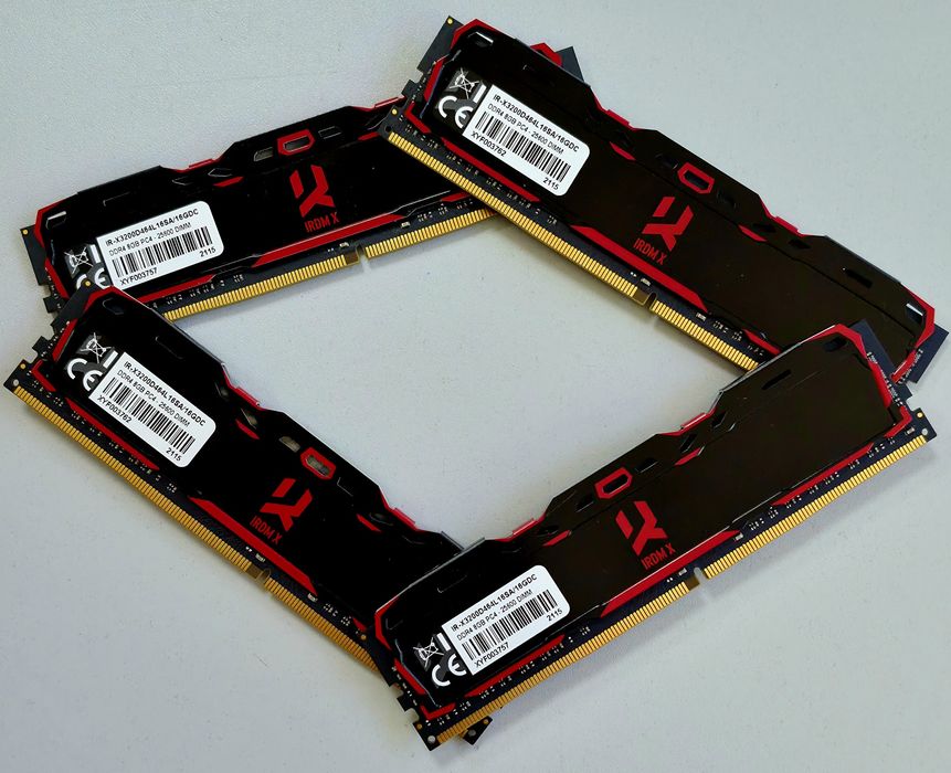 Оперативна пам’ять Goodram IRDM X DDR4 16Gb Kit (2x8) 3200MHz CL16 (Б/в)