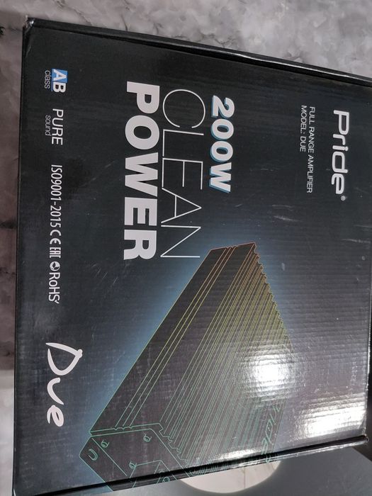 Продам автопідсилювач PRIDE DUE 200w