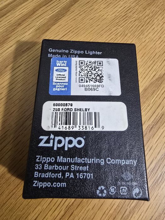 Zippo original Ford shelby G.T.500