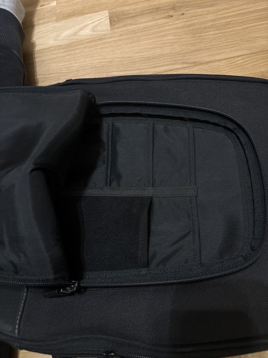 Sztywny plecak na laptopa dokumenty Samsonite elegancki czarny