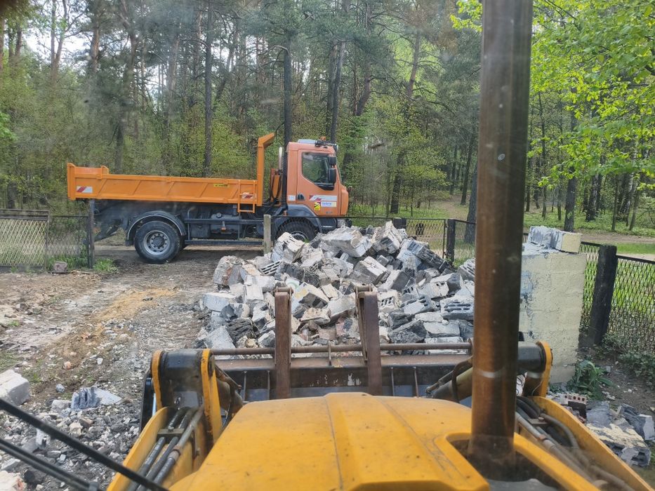 Usługi koparko ładowarką, transport